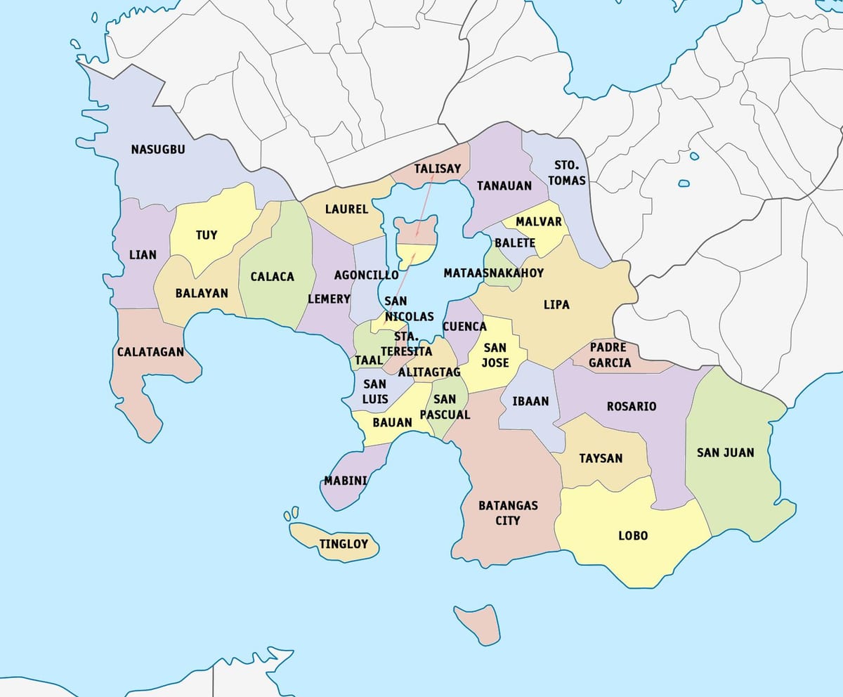 Карта Лима batangas