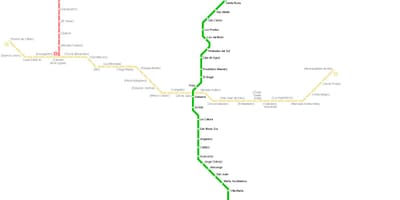 Карта на метрото Лима 