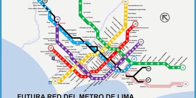 Карта метрополитано Лима